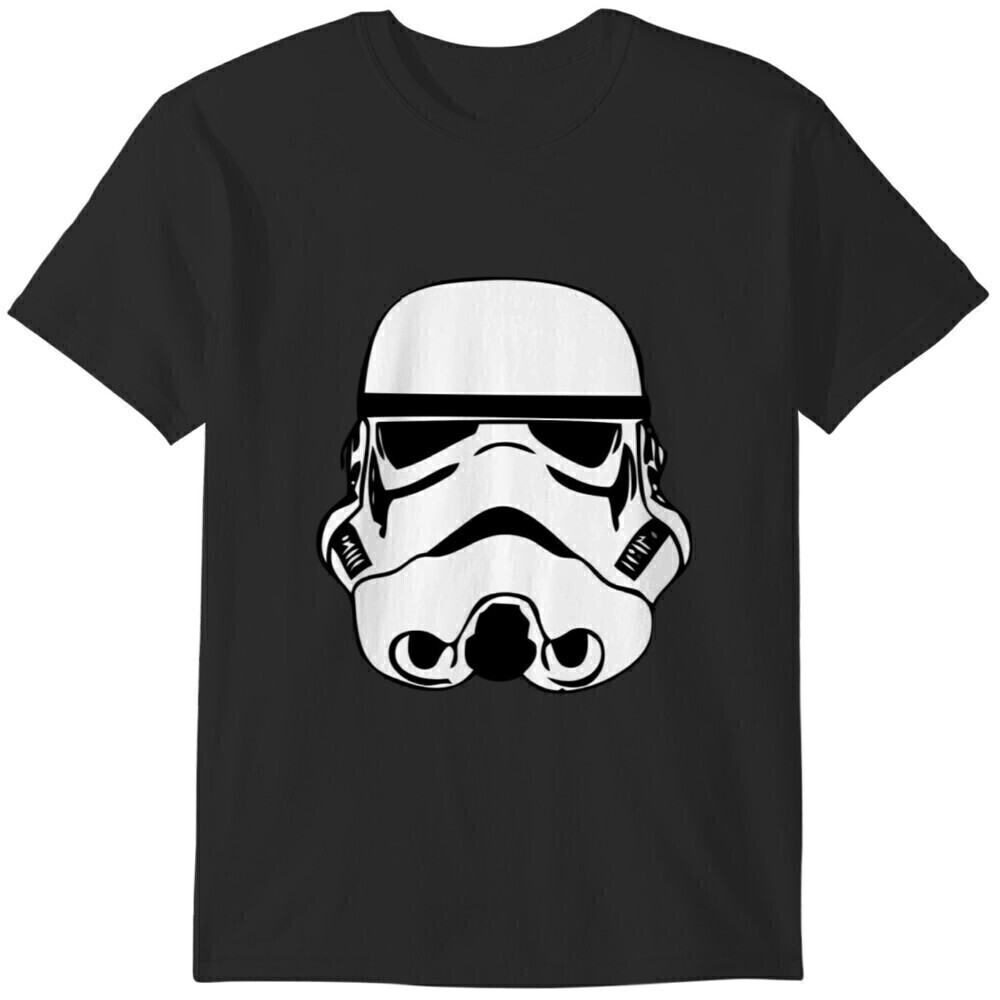 Stormtrooper Stencil Illustration Sci Fi Star Wars T-Shirt